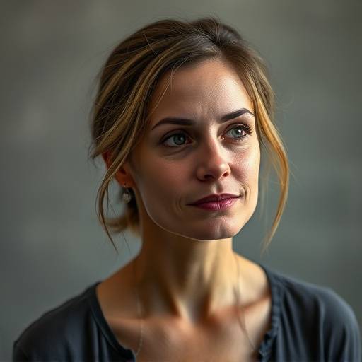 Photo d'Isabelle Duval, instructrice de th√©√¢tre exp√©riment√©e.