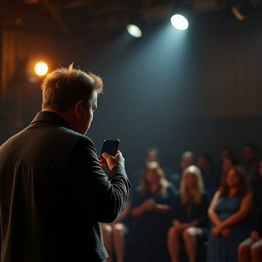 Un acteur passant une audition devant un jury.